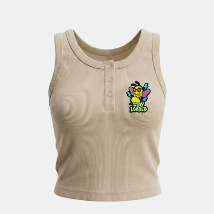 Stay Loaded Beige Top