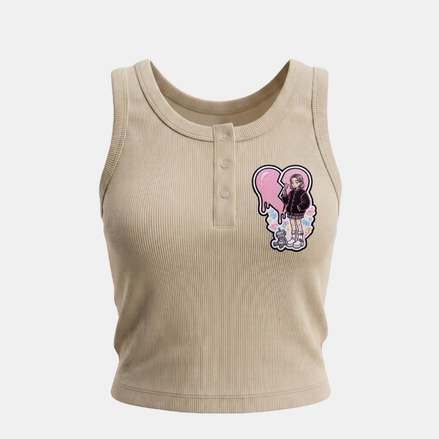 Candy Crush Beige Top