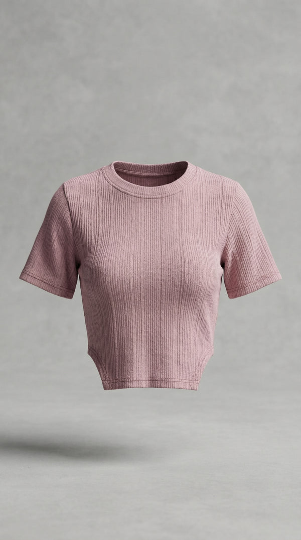 Rose Dust Crop Tee
