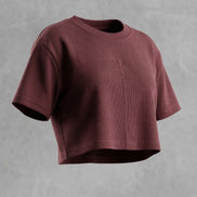 Crimson Muse Crop Tee