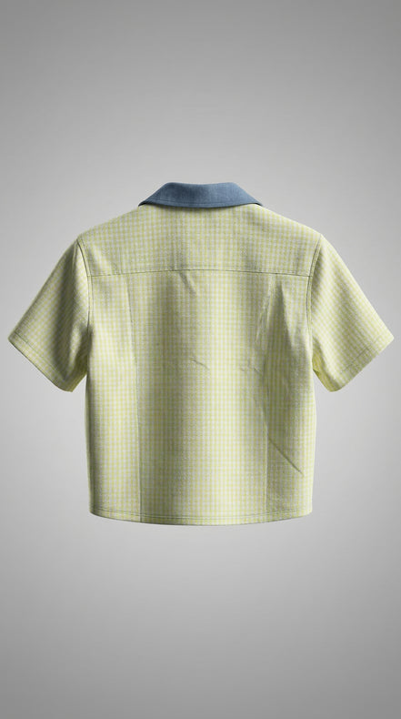 Sunflower Charm Crop Shirt