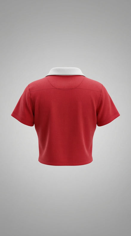 Scarlet Racer Zip Top