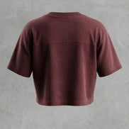 Crimson Muse Crop Tee