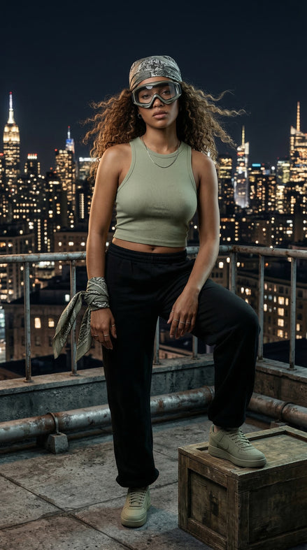 Sage Meadow Crop Tank