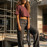 Crimson Muse Crop Tee