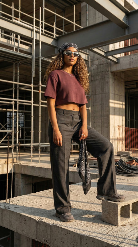 Crimson Muse Crop Tee